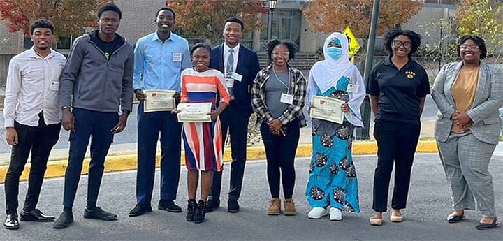 UAPB students won prizes at INBRE Conference, Fayetteville, AR, Nov. 2023